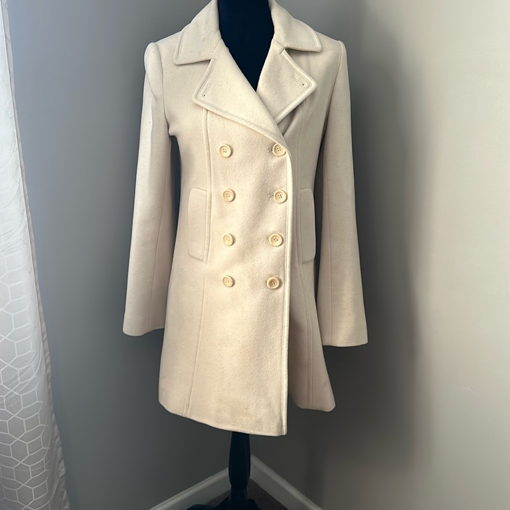 Women’s DKNY Pea coat - off white